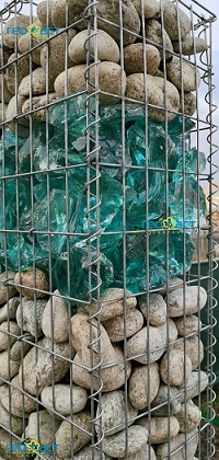Забор из габионов Геофаст с эрклезом