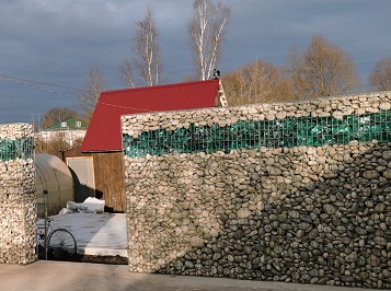 Забор из габионов геофаст Владимирская область